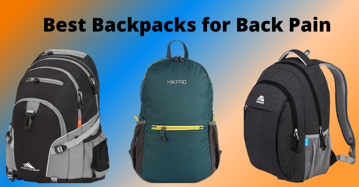 Top 6 Best Backpacks For Back Pain | 2021 Reviews